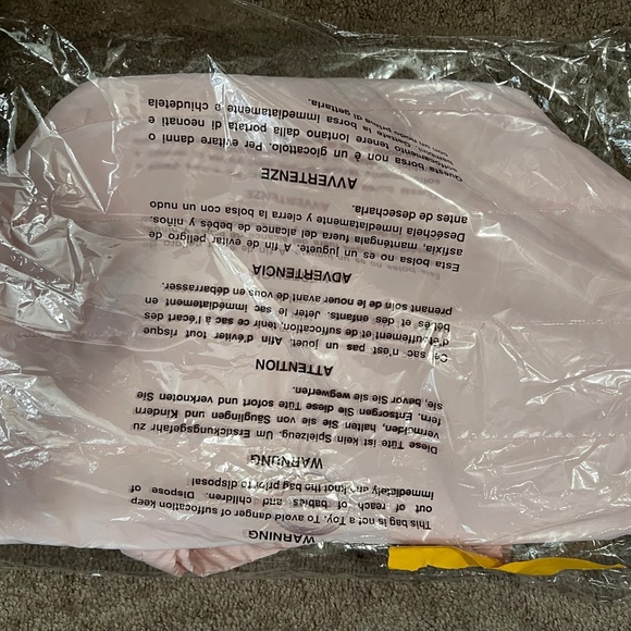 Women's Pink Quilted Tote Bag - Lightweight Everyday Carry - Picture 8 of 8